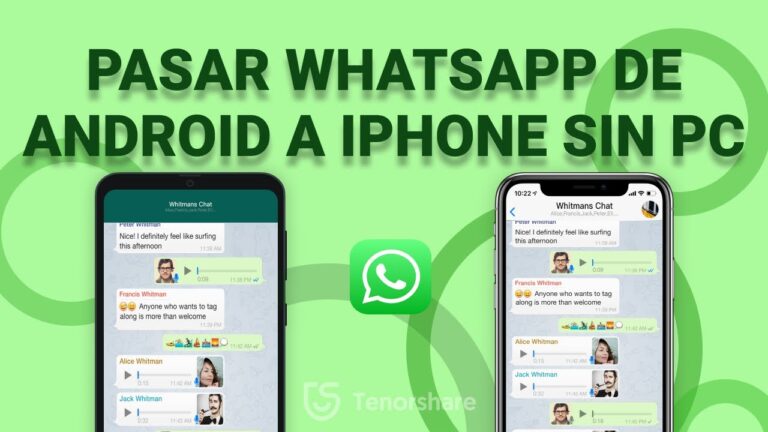 Transfiere tus chats de WhatsApp de Android a iPhone ¡sin necesidad de PC!