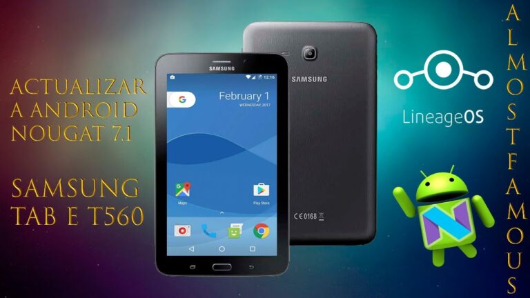 Actualiza tu Tablet Samsung SMT560 con el último Android ¡Ya disponible!