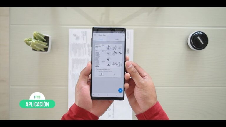 ¡Escanea documentos fácilmente con la aplicación para Android!